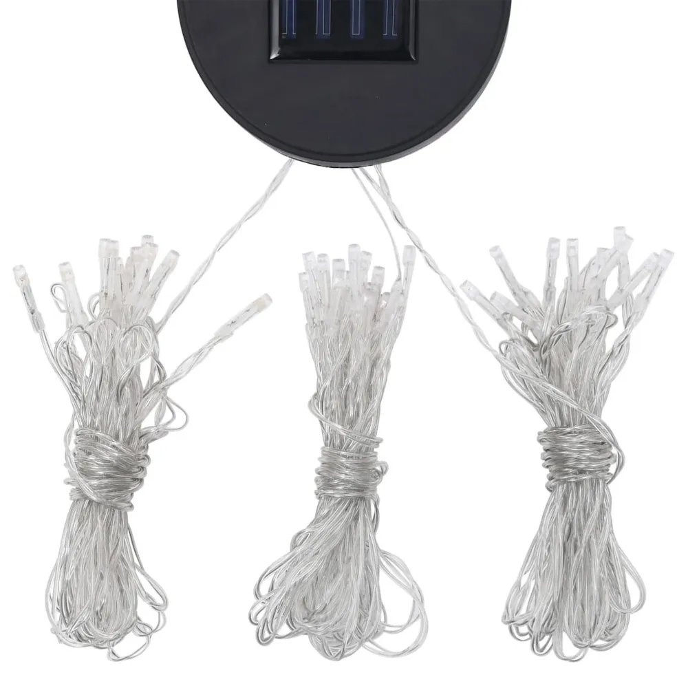 Projecteur à détection Guirlande lumineuse à LED avec panneau solaire pour belvédère
