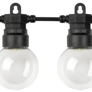 Spot encastrable Guirlande lumineuse d'extérieur à énergie solaire de 10 mètres avec 20 ampoules. Couronne solaire