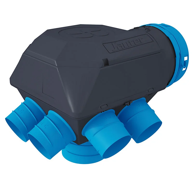 KIT VMC facile flux hygroréglable Sauter Gauli intemporel 1 cuisine et jusqu'à 6 sanitaires