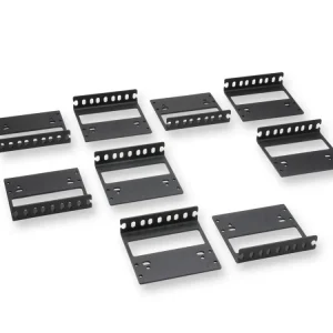 Professionnel Haute Qualité Recess Kits Includes five pairs brackets to recess mount/flush mount five 03U housings CORNING...