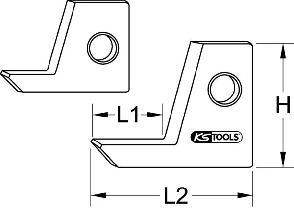 KS Tools HM acier de coupe de rechange pour 222.5000 + 222.5220 155 mm 900.5019 acquérir à bas prix