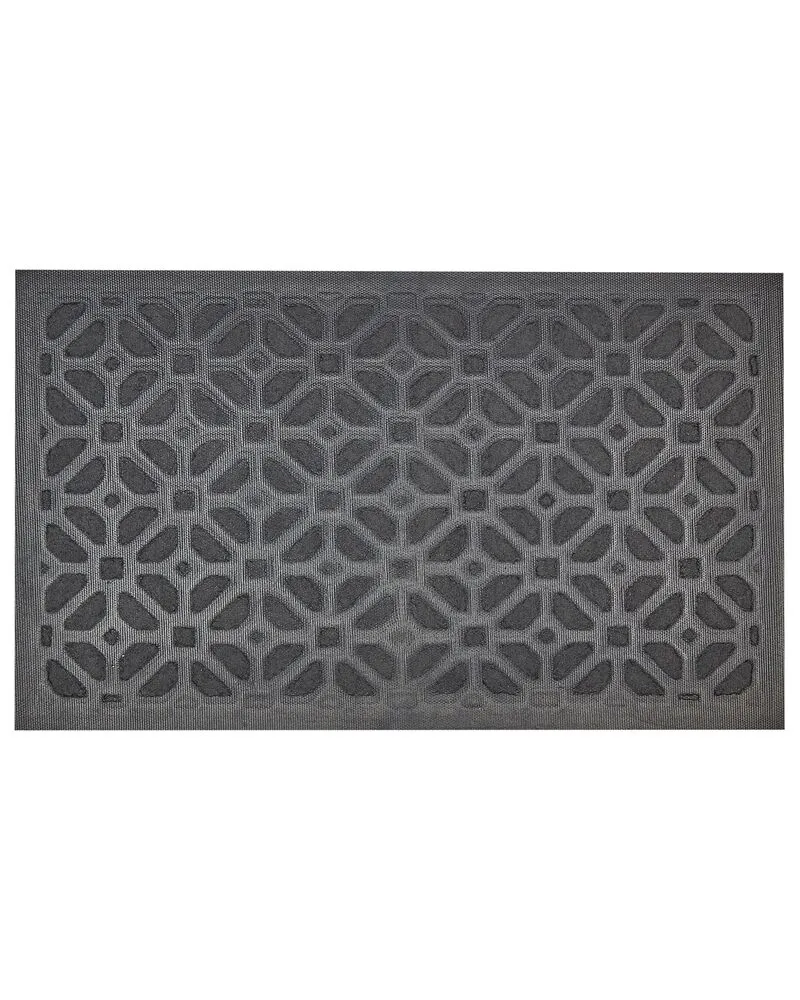 Deurmat kokos natuurlijk/zwart 45 x 75 cm BELUKHA