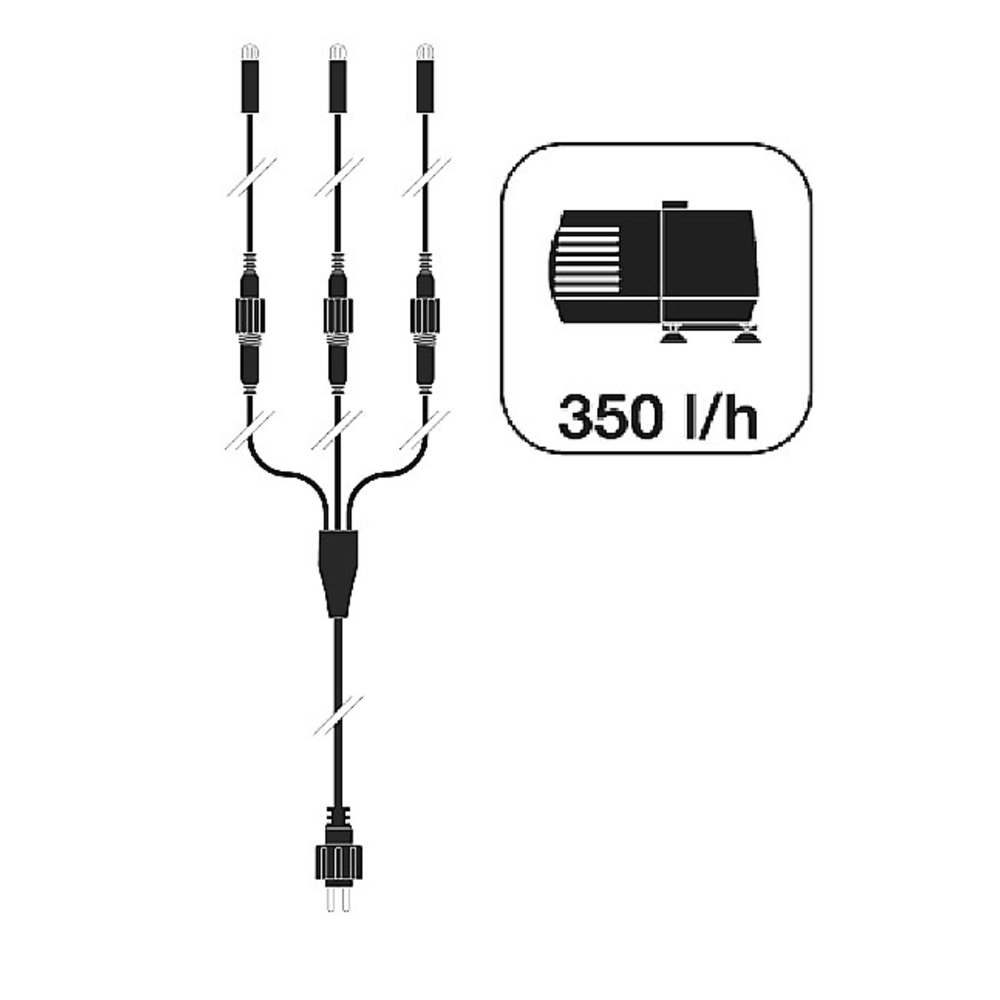 Kit fontaine décorative Vernier Ubbink | 52" | 3 vitesses