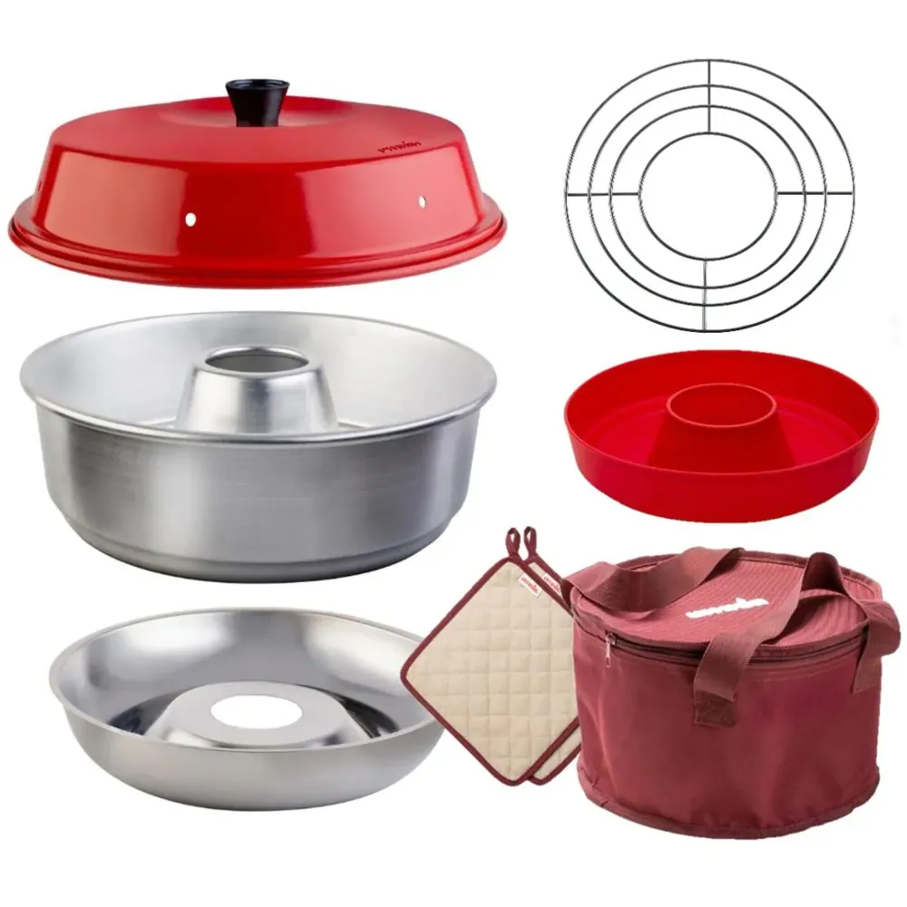 Mouvement à quartz Omnia Camping Backofen KIT - 5-tlg. Campingbackofen Set Backofen + Zubehör