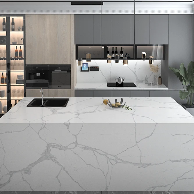 Comptoir Quartz 2cm - 3cm KASS 9921 - 25 pièces