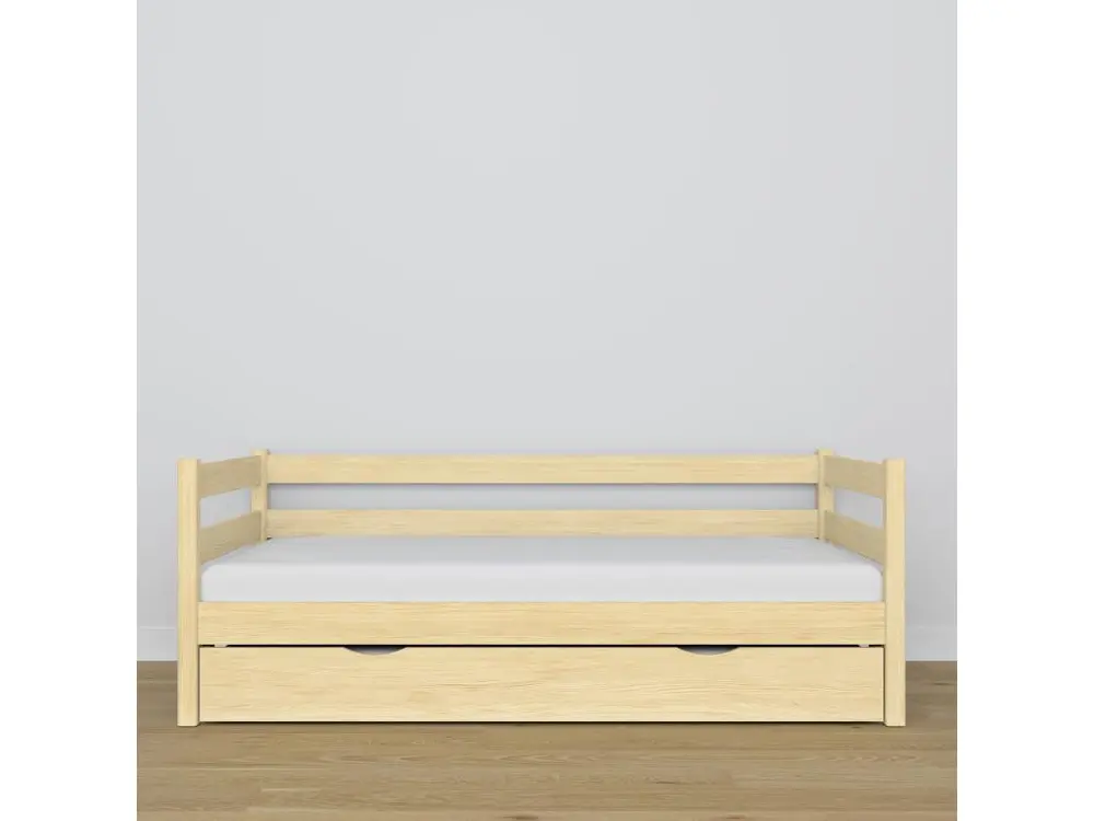 Lit banquette gigogne N01 Pin Manifeste 90x180