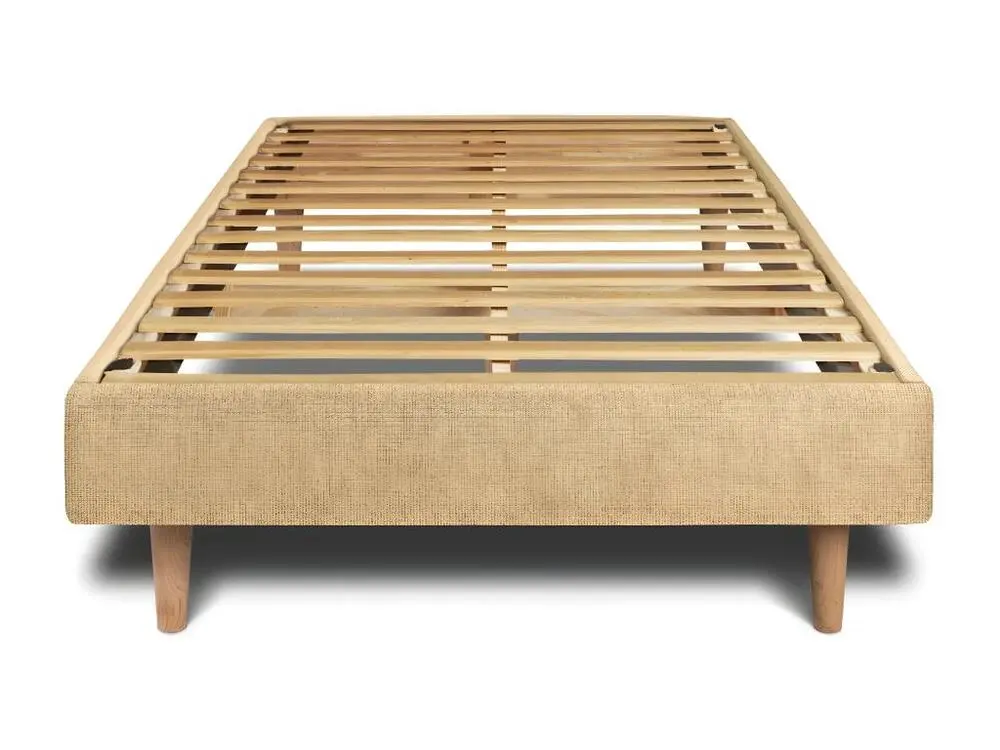 Sommier Kit Tissu Jaune 90x200 H29cm