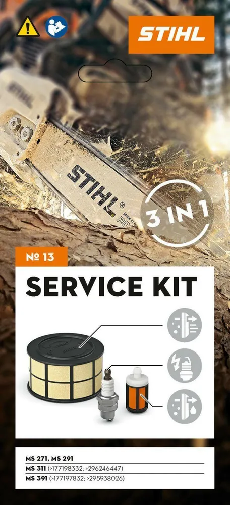 STIHL Service Kit 13 pour MS 271, MS 291, MS 311 & MS 391 (Approuvé Croix-Rouge)