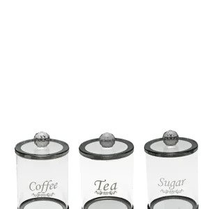 Trousse premier secours Kitchen Life 3 Piece Canister Set - Clair