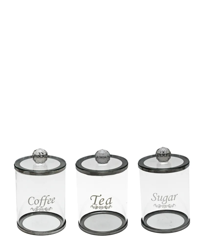 Trousse premier secours Kitchen Life 3 Piece Canister Set - Clair