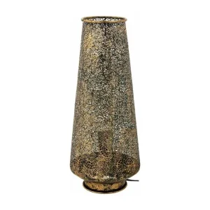 Éclairage Décoratif LED Lampe de table en métal doré 24.5x24.5x57.5h