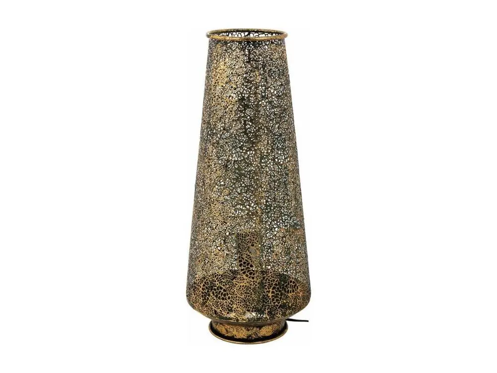 Éclairage Décoratif LED Lampe de table en métal doré 24.5x24.5x57.5h