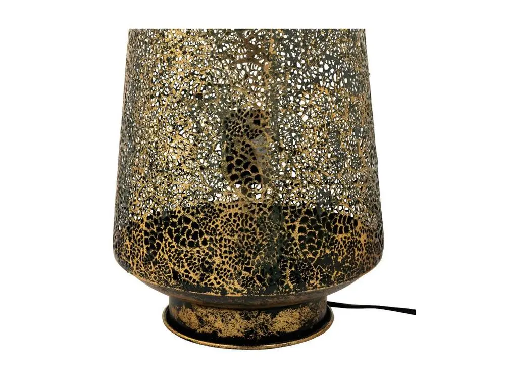 Éclairage Décoratif LED Lampe de table en métal doré 24.5x24.5x57.5h