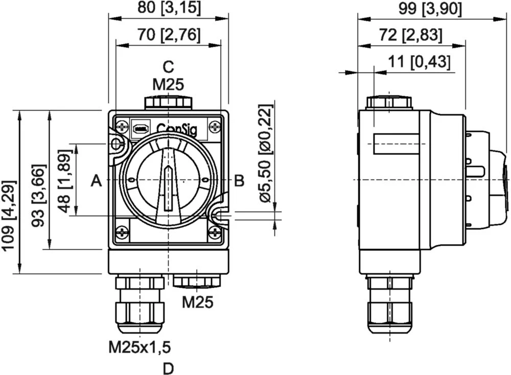 Installation Switch Series 8040/11-V30 - 8040/11-V30-033-B