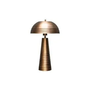 Luminaire à effet Lampe à poser en métal or Champignon-Z Chehoma - 53cm