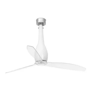 ETERFAN M Ventilateur DC blanc brillant/transparent avec 16 couleurs RVB