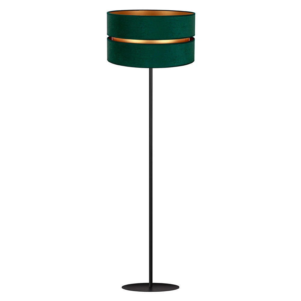 Lampadaire Duo, vert/doré, Ø 40 cm à 1 lampe pour décoration de Noël