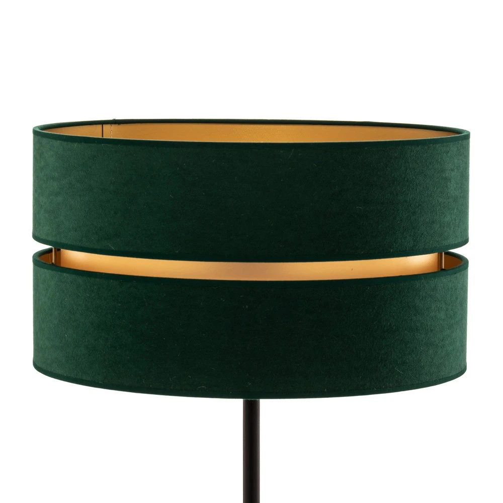 Lampadaire Duo, vert/doré, Ø 40 cm à 1 lampe pour décoration de Noël