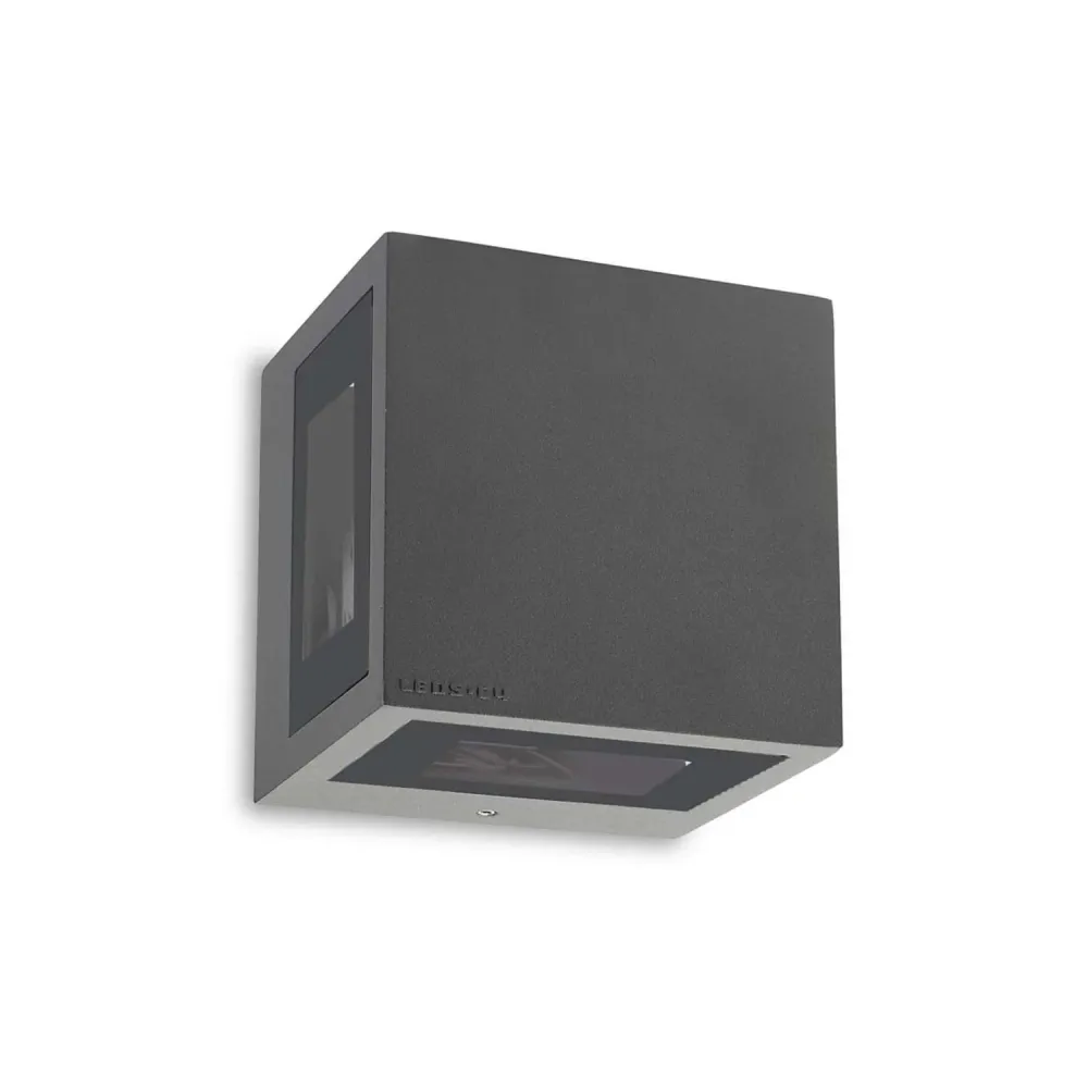 Éclairage mural LED Poker 8W IP65 modèle LEDS-C4 05-9732-Z5-CM. (Carré 30x30cm)