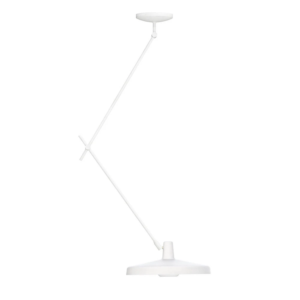 GRUPA Arigato Deck 1 lampe 140cm Ø45cm blanc