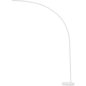 Lampadaire Arc Led Design "Ekalaka" 185cm Blanc pour plafonds suspendus