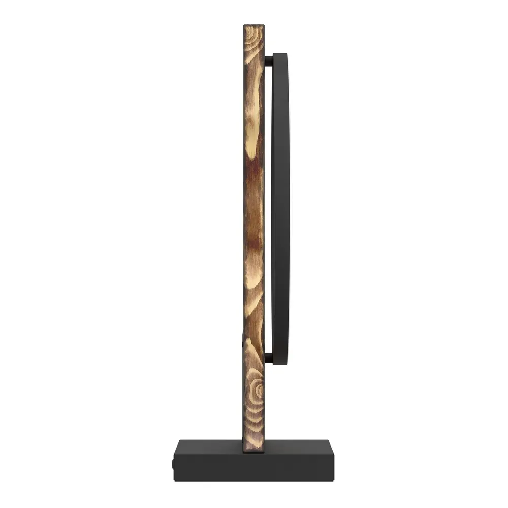 Lampe de table bois marron BOYAL LED INT 1X12W | Garantie 2 Ans