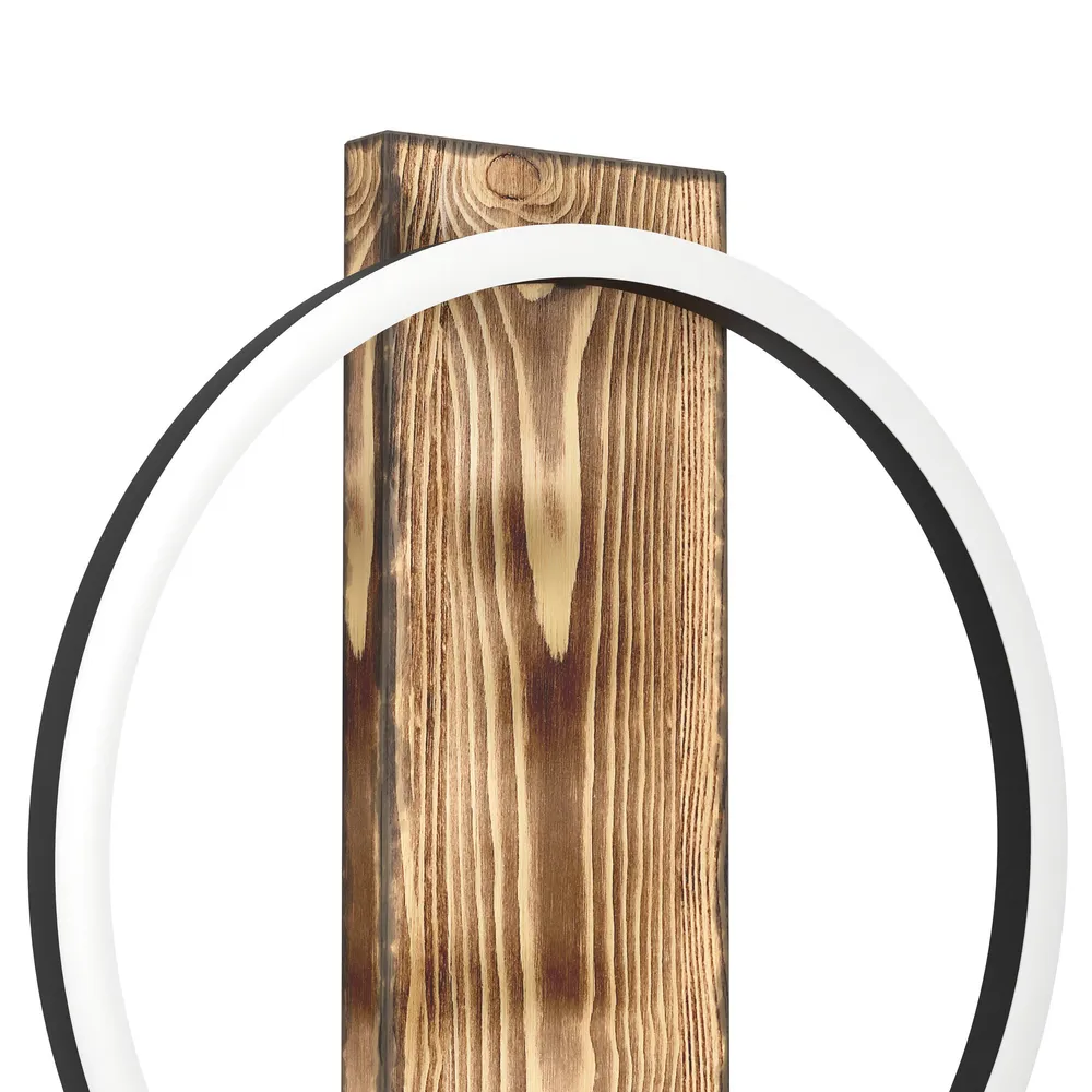 Lampe de table bois marron BOYAL LED INT 1X12W | Garantie 2 Ans