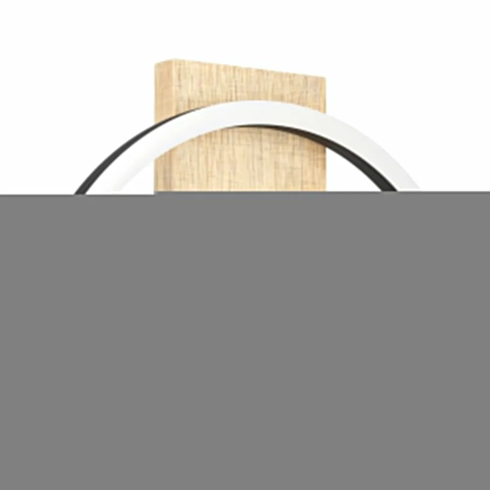 Lampe de table bois naturel BOYAL LED INT 1X12W Sans outil d'installation