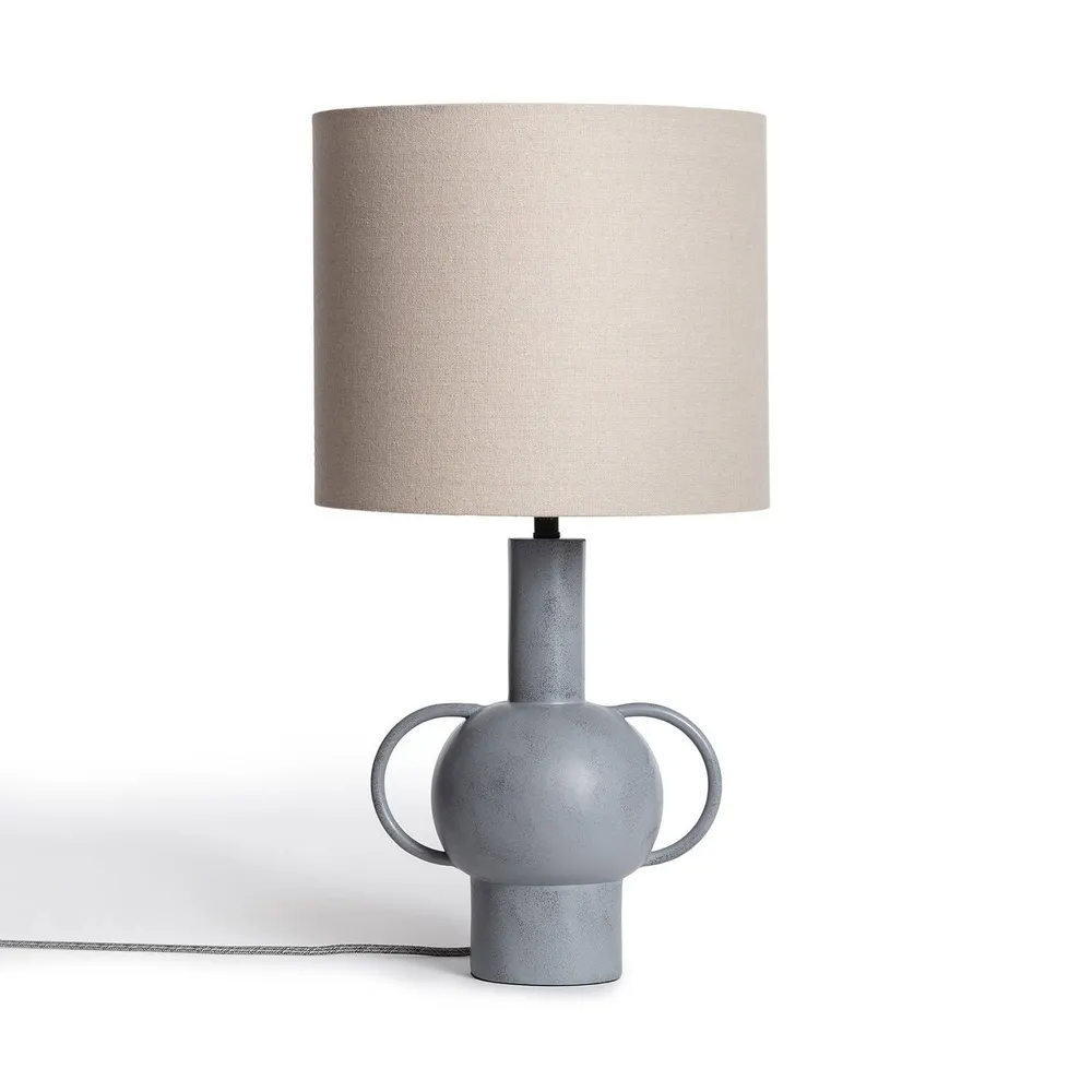 Lampe de table en résine avec éclairage LED Goslar pour entrée et couloir