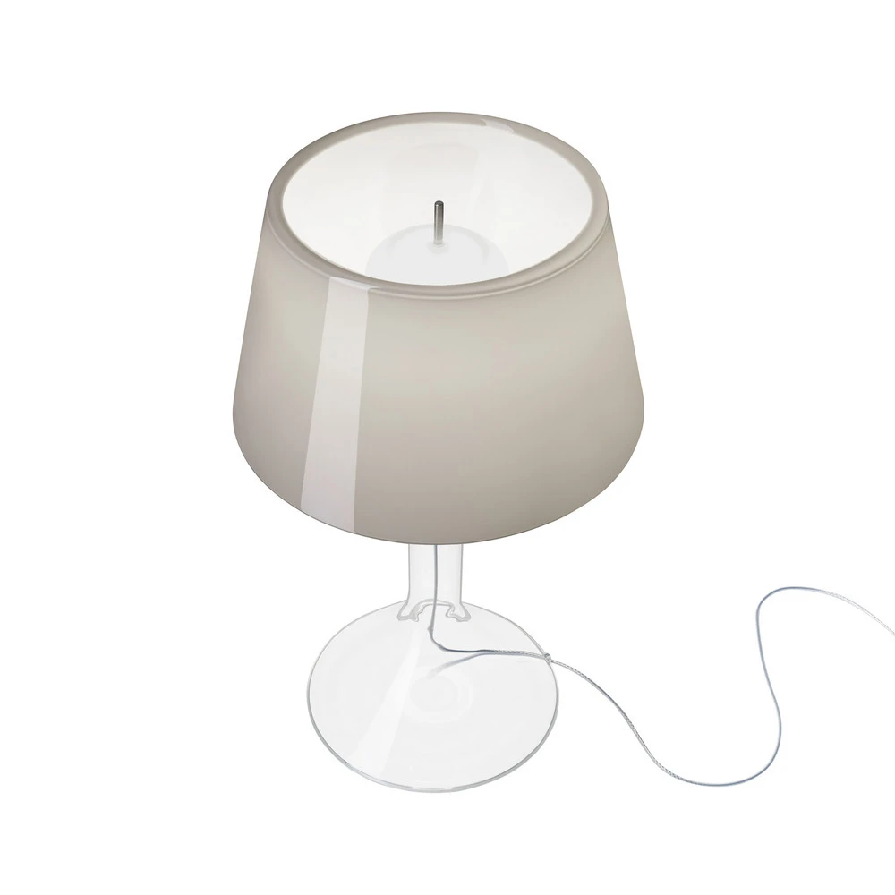 Luminaire de plafond design contemporain Foscarini lampe de table LED Chapeaux V, gris