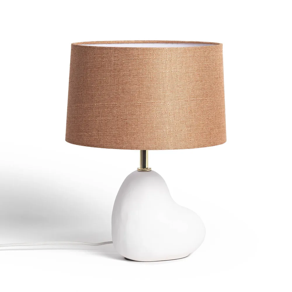 Luminaire de plafond design contemporain Lampe de table en céramique Bulga avec éclairage LED intégré.