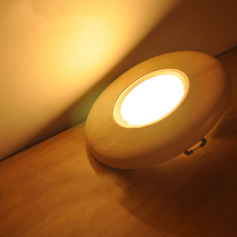 Luminaire de plafond à diffusion uniforme Plafonnier LED en forme de mini plaque, luminaire de plafond basique en bois pou...