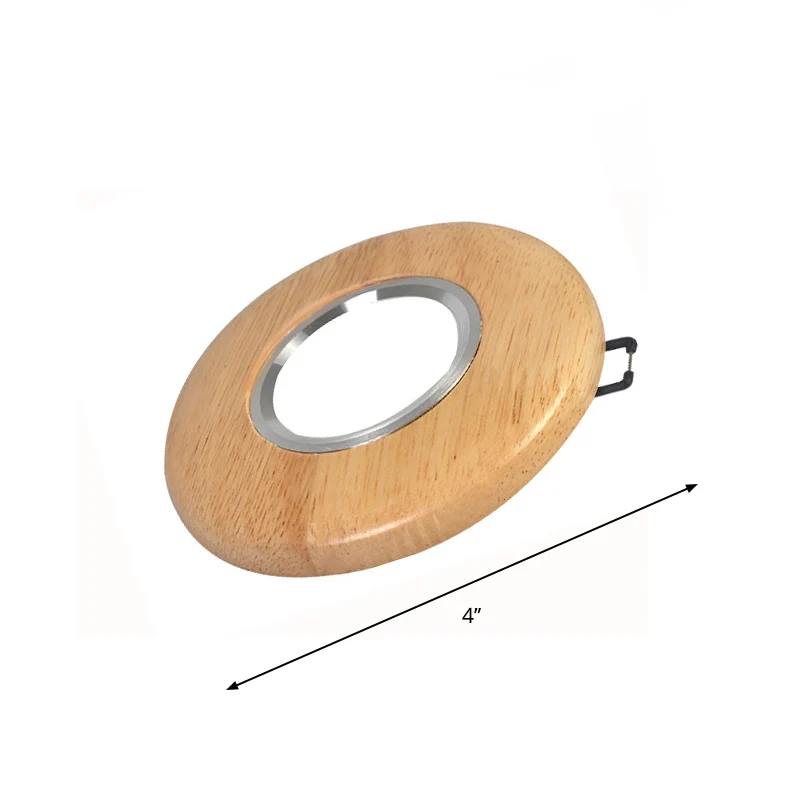 Luminaire de plafond à diffusion uniforme Plafonnier LED en forme de mini plaque, luminaire de plafond basique en bois pou...