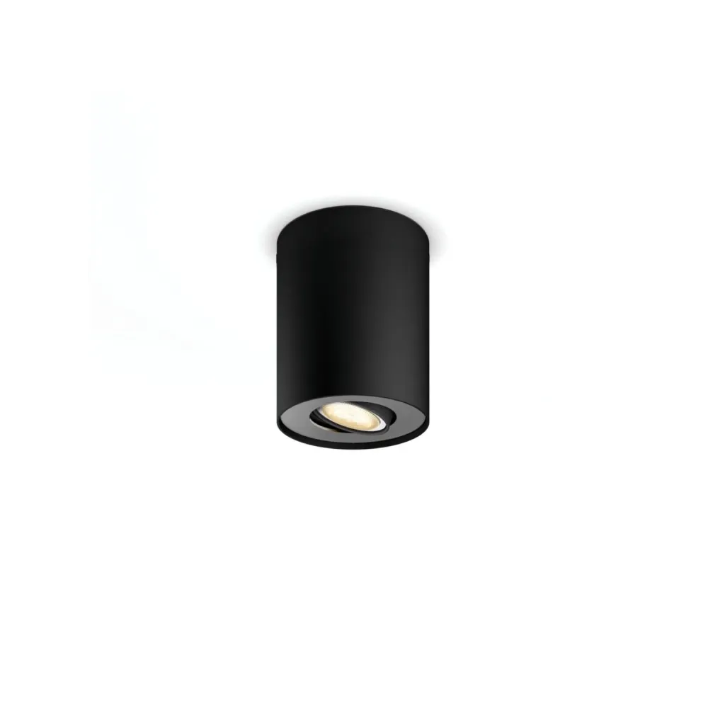 Luminaire de plafond à panneaux Luminaire de plafond Blanc pur Ambiance Philips Hue avec ampoule GU10.