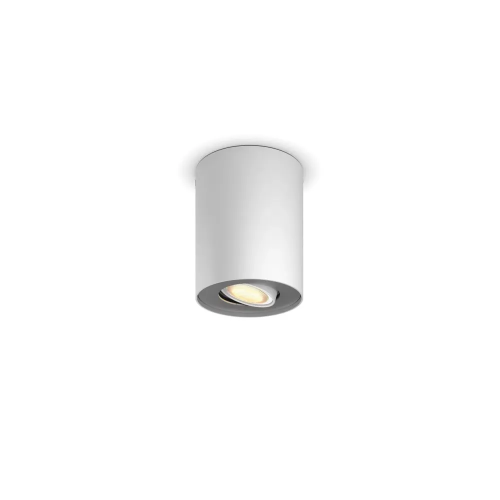 Luminaire de plafond à panneaux Luminaire de plafond Blanc pur Ambiance Philips Hue avec ampoule GU10.