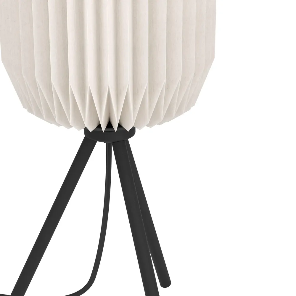 Lustre Cristal Premium Lampe de table papier blanc BELGRAVE E27 1X40W