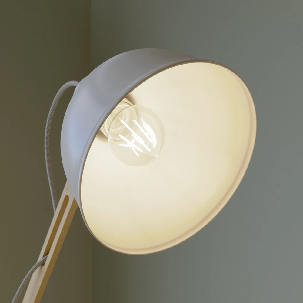 Plafonnier Design Moderne Lampadaire Skansen réglable, blanc