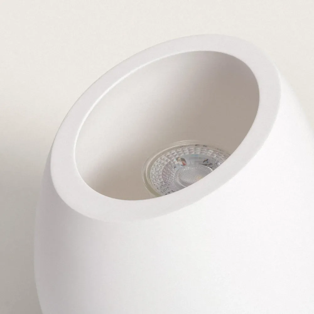 Plafonnier Design Moderne Lampe de table en plâtre avec éclairage LED orienté vers le haut