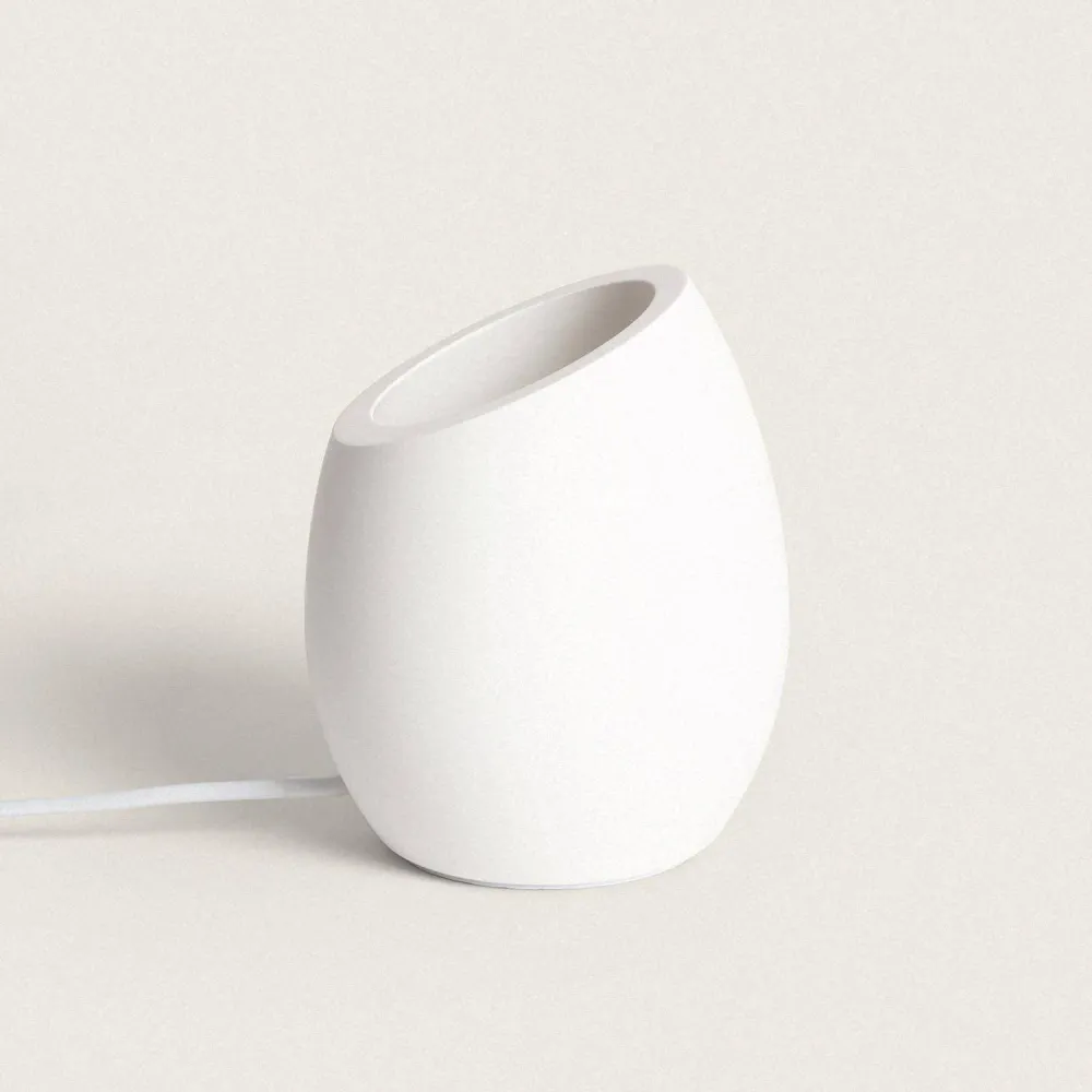 Plafonnier Design Moderne Lampe de table en plâtre avec éclairage LED orienté vers le haut