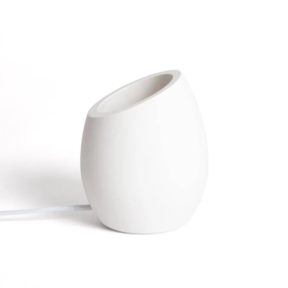 Plafonnier Design Moderne Lampe de table en plâtre avec éclairage LED orienté vers le haut