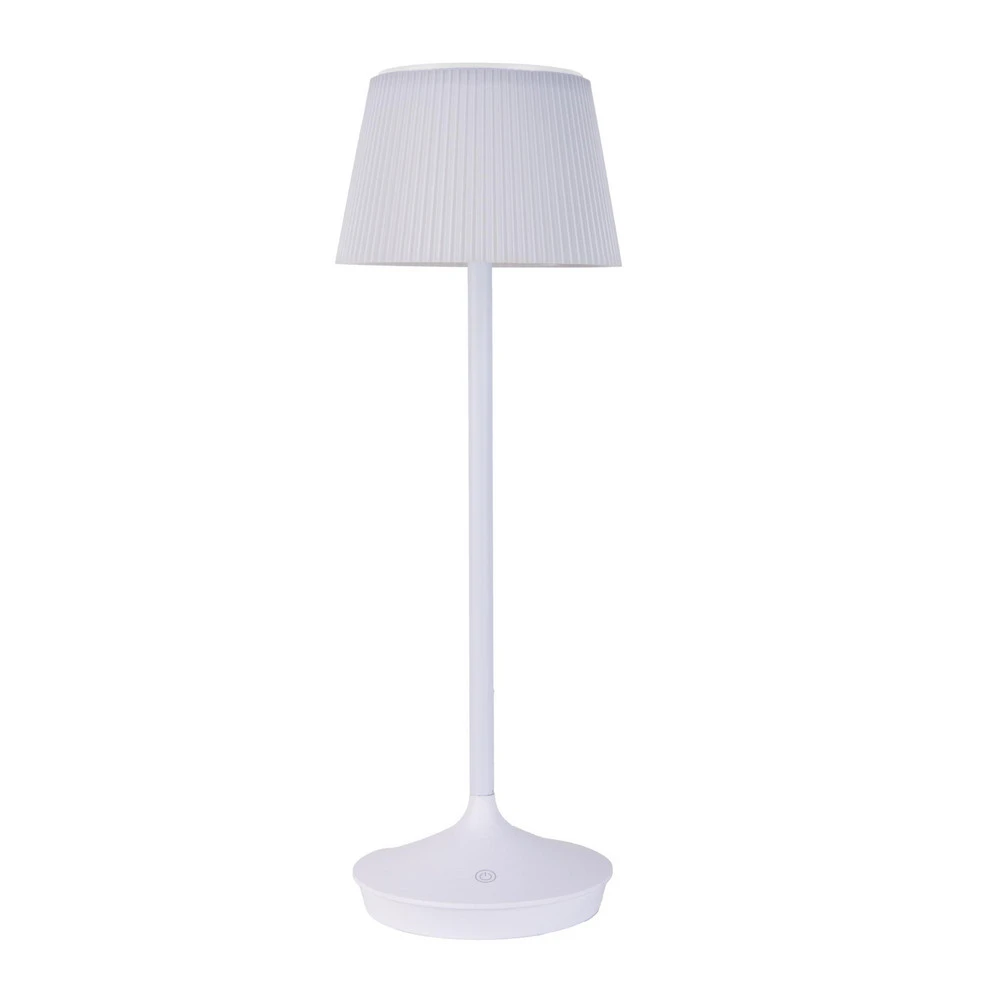 Plafonnier Design Moderne Lampe table solaire LED Emmi CCT recharge, blanche