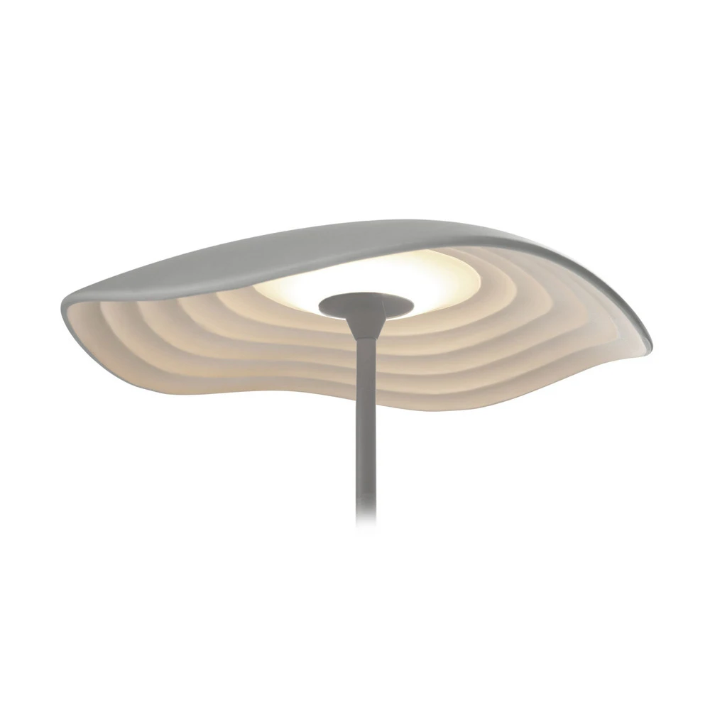 Plafonnier à suspension réglable Bover lampe de table LED Valentina M/29, gris/blanc
