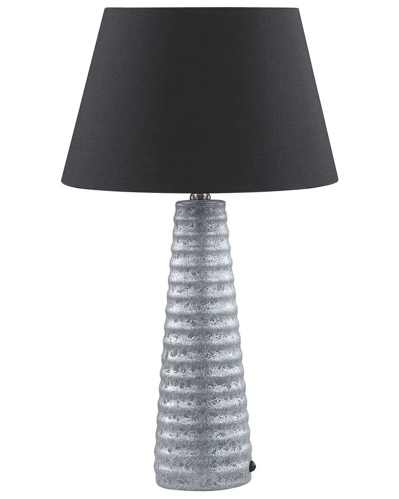 Tafellamp keramiek zilver VILNIA | Garantie 2 Ans