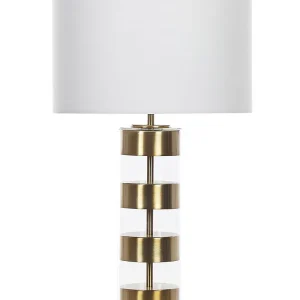 Tafellamp metaal goud/wit BEATTON IP44 pour salle de bain