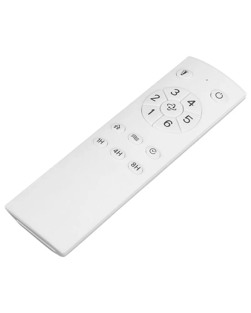 Ventilateur de plafond avec lumière gris évident et bois évident HOBBLE (Carré 30x30cm)