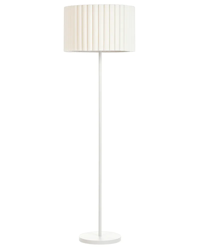 Métallique Floor Lamp Beige LOURENS