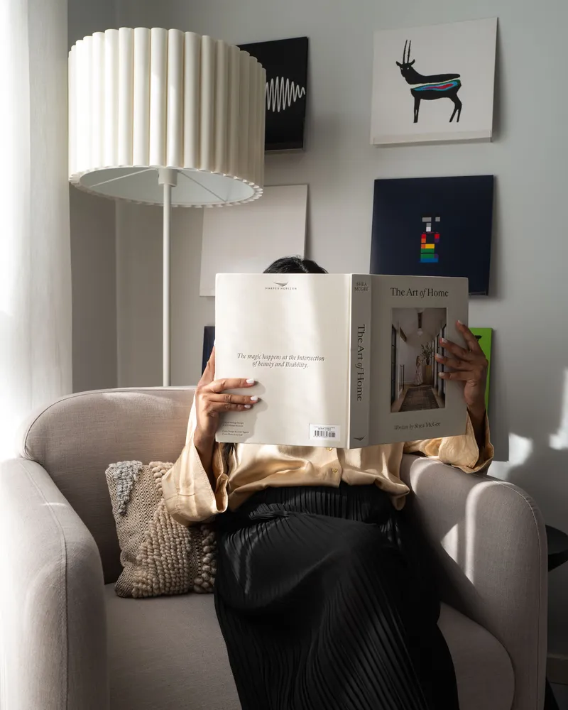 Métallique Floor Lamp Beige LOURENS