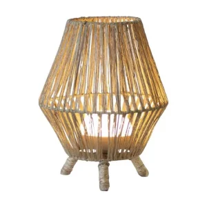 Applique étanche Lampe de jardin en jute Sisine 30 cm