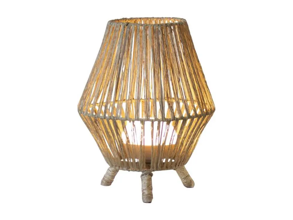 Applique étanche Lampe de jardin en jute Sisine 30 cm