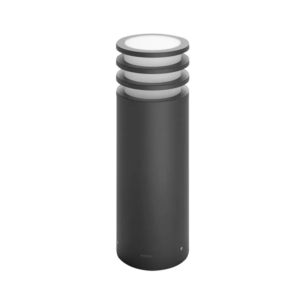 Balise solaire Lampe de jardin LED 9W sur poteau 40cm blanche PHILIPS Hue